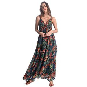 Molly Bracken Zuri Botanical Paradise Maxi Dress